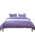 thumbnail image 1 of Funda de edredón, juego de fundas de almohada con botón, funda de edredón de microfibra suave y transpirable, funda de almohada, edredón sólido, 1 of 1