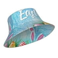thumbnail image 2 of Kdxio Reflective Bucket Hat - Happy Easter Print Bucket Hat for Men,Women, 2 of 9
