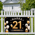 thumbnail image 3 of Gold Decorations Happy 21st Birthday Balloon Cupcake Beer Elements Banner for Birthday Party Adult Celebration Party Decor, 3 of 8