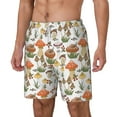 thumbnail image 2 of Balery Mushrooms Mens Swim Trunks Swim Shorts for Men Quick Dry Inseam Beach Shorts with Compression Liner Pocket-X-Large, 2 of 9