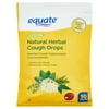 Equate Natural Herbal Cough Drops, Menthol, 50 Count