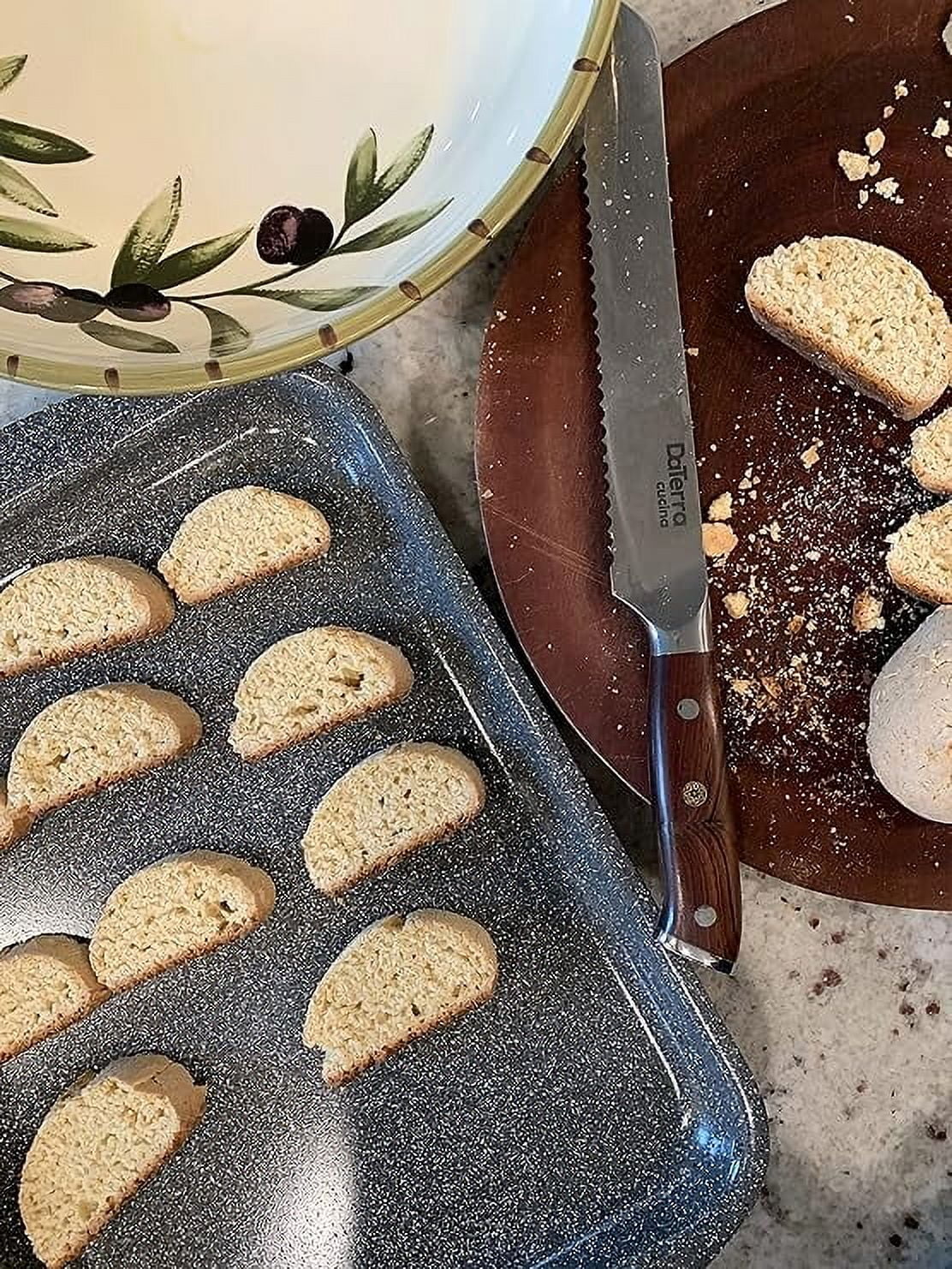 DaTerra Cucina Ceramic Coated Non Stick Cookie Sheet/Baking Sheet Twin Pack - 16.1 X 11.7 inch