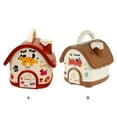 thumbnail image 4 of tamizeot House Shaped Piggy Bank DIY Savings Can Lock Small At Any Time. Handheld Has coffee, 4 of 6