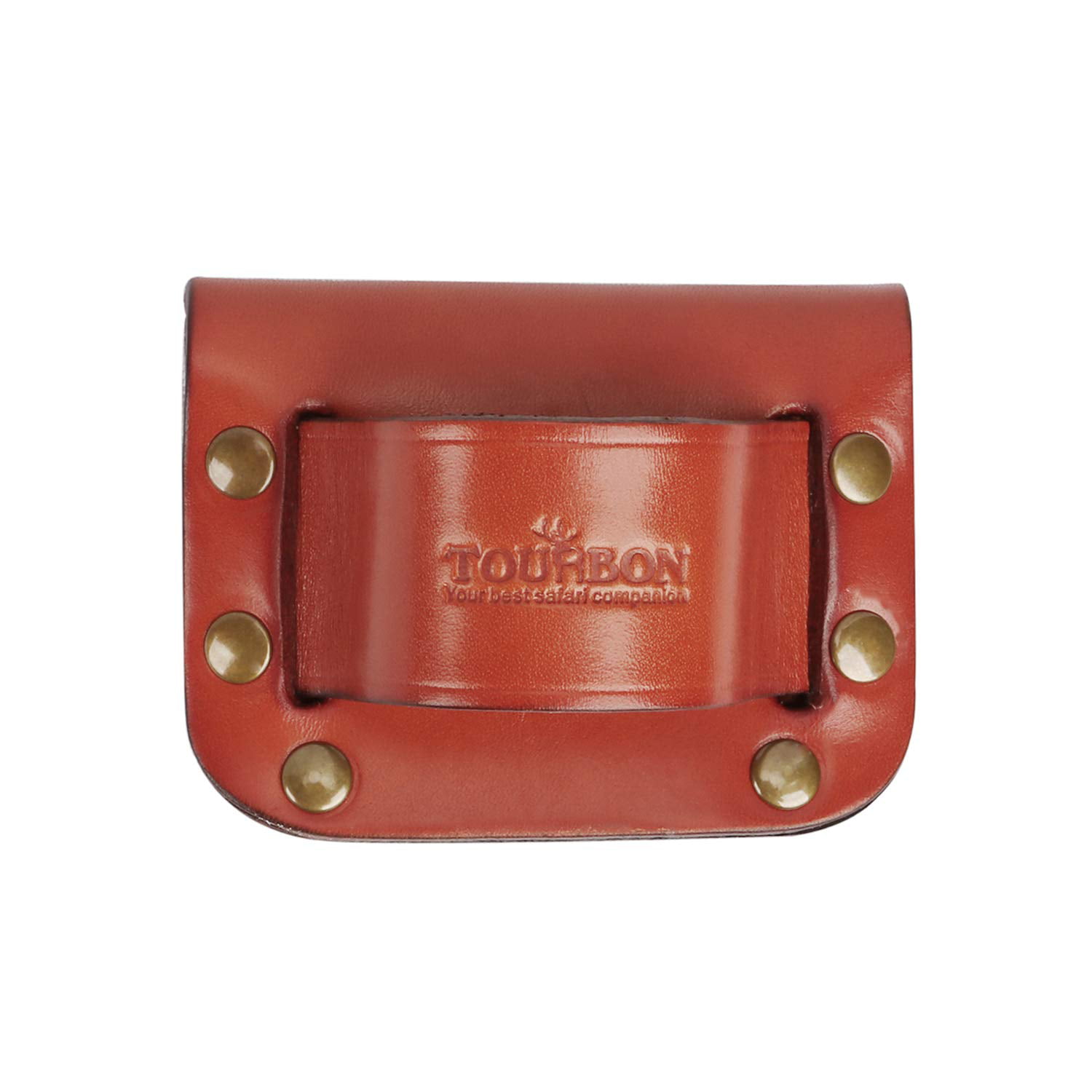 Tourbon Leather Measuring Tape Hanger Carrier Tools Storage Lightweight Portable 