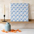thumbnail image 2 of Ships Next Day Canvas Wall Art 16"x16", Blue Crab Coastal Wood Framed Canvas Print Painting, Summer Beach Nautical Starfish Ready to Hang Picture Wall Decor for Home Bedroom Kitchen Office, 2 of 8