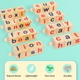 thumbnail image 3 of mmirethe Rack Rotating Wooden Reading Blocks For Interactive Learning Creative Building Alphabet Blocks 1Set, 3 of 6