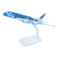 thumbnail image 1 of Simulation ANA Sea Turtle Painting Airbus A380 Aircraft Model 1:500 Aviation Science Exhibition Model, 1 of 9