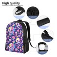 thumbnail image 5 of Fotbe Skull colorful mushroom Travel Laptop Backpack, Business Slim Sturdy Laptops Backpack, Water Resistant College School Computer Bag Gift for Men & Women Fits 15.6 Inch Notebook, 5 of 8