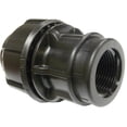 thumbnail image 1 of 1-1/4" x 1-1/4" Adaptateur de Tuyau Poly FPT, 1 of 1