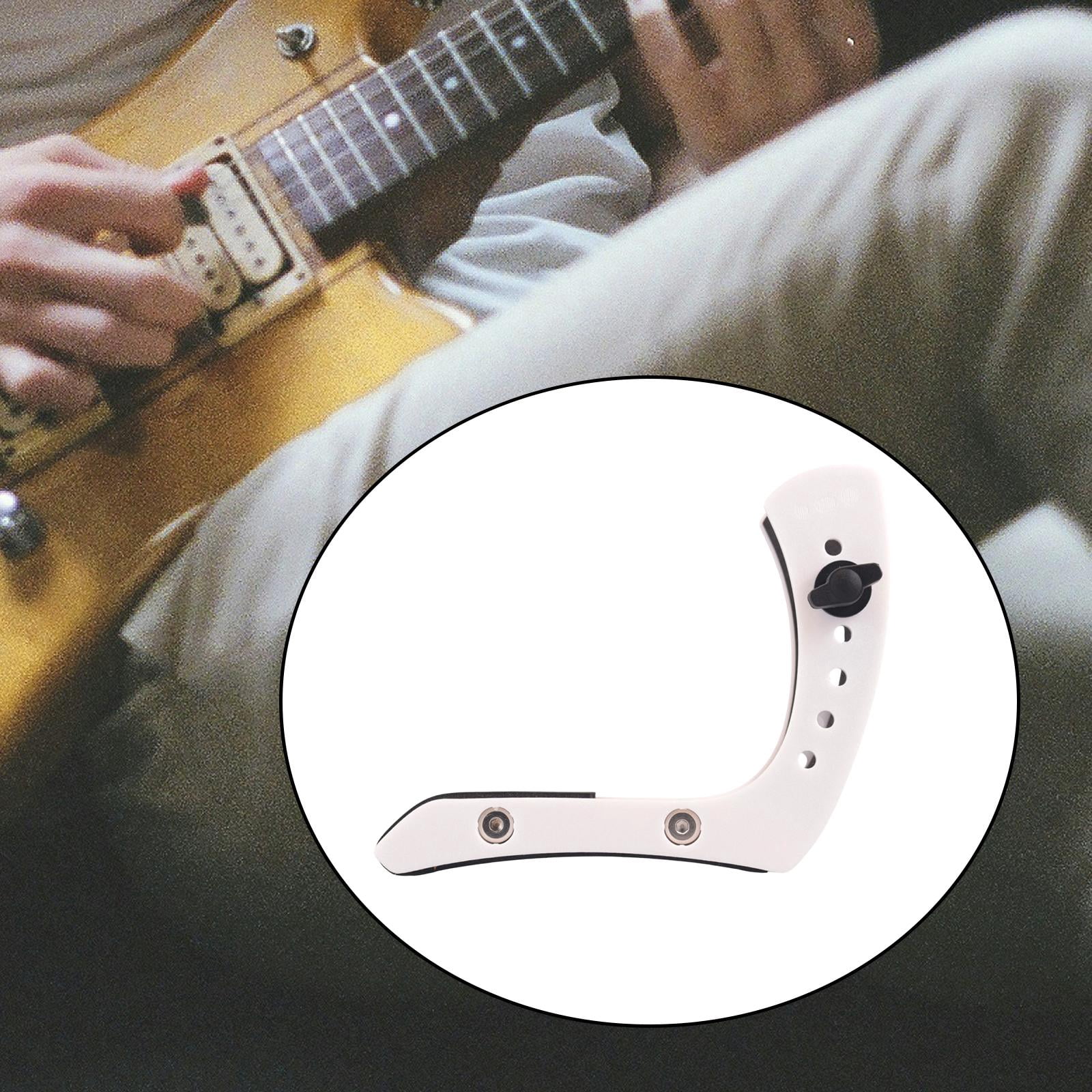 LeeQinersw Electric Guitar Leg Rest Ergonomic Accessory Performance Professional Holder White