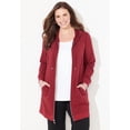 thumbnail image 2 of Catherines Women's Plus Size Cloud Knit French Terry Zip-Front Hoodie, 2 of 4