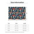 thumbnail image 2 of Throw Blanket for Couch, Colorful Mushrooms (4) Super Soft Fuzzy Comfy Warm Throw Blanket, Cuteness Lightweight Cozy Plush Flannel Blanket & Throws for Sofa and Bed All Season, 2 of 5