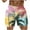 A Pink, variant on Men Short Men Short Mens Short Mens Cargo Short Men Casual Fashion Print Shorts With Pockets Elastic Waist Beach Pants Purple S