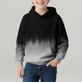 thumbnail image 3 of Posijego Boys Hoodies Spring Casual Long Sleeve Pullover Sweatshirt Lightweight Athletic Hooded Tops Size 4-14 Years, 3 of 7