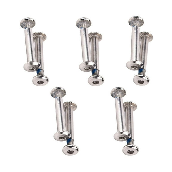 FELTECHELECTR Sbearings Skating Screw Skate Screw Silver Stainless Steel 16Pcs