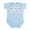 Sky Blue, variant on CafePress - My Grandma Loves Me (Des. #1) Infant Bodysuit - Baby Light Bodysuit, Size Newborn - 24 Months
