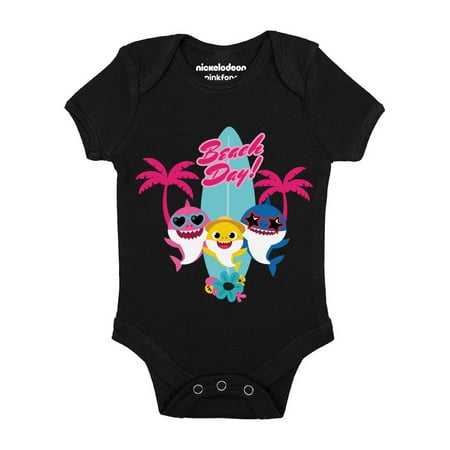 

Baby Shark Matching Beach Bodysuit for Baby Boys Girls - Baby Shark Doo Doo One Piece Top Summer Vacation