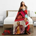thumbnail image 4 of Blanket Shemar Actor Moore Throw Flannel Blankets Warm Soft Cozy Fuzzy Blanket for Bed Sofa Couch Camping Travel Gift Blankets for All Seasons 40"x30", 4 of 6