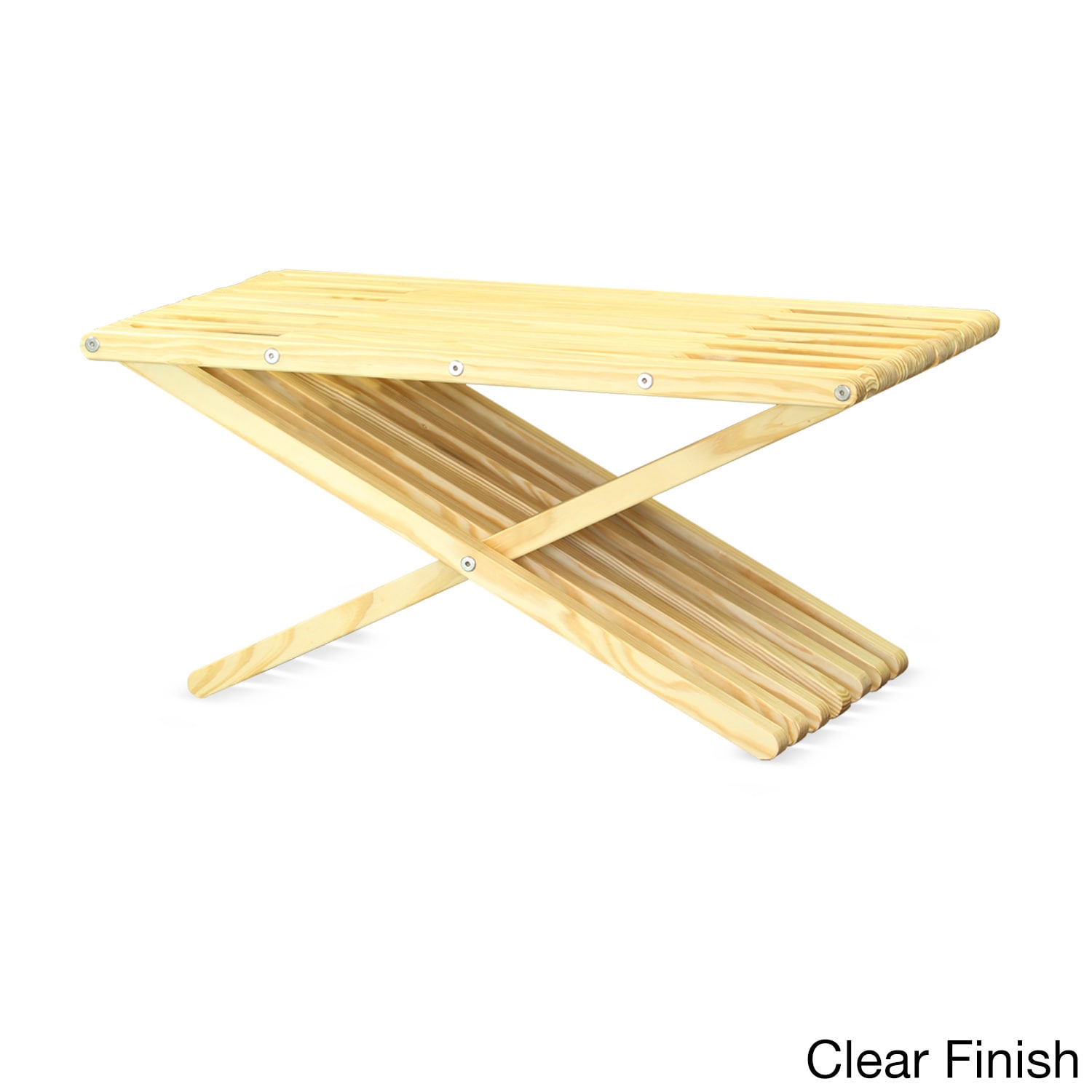 GloDea Eco Friendly Wood Coffee Table 20 x 36 by  Sky Blue - image 3 of 5