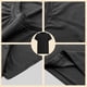 thumbnail image 5 of Camisetas Deportivas Para Niños Manga Corta Transpirable Cuello Redondo Secado Rápido Running Fitness Top - Negro, 5 of 8
