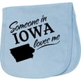 thumbnail image 2 of Inktastic Someone in Iowa Loves Me Baby Burp Cloth, 2 of 3