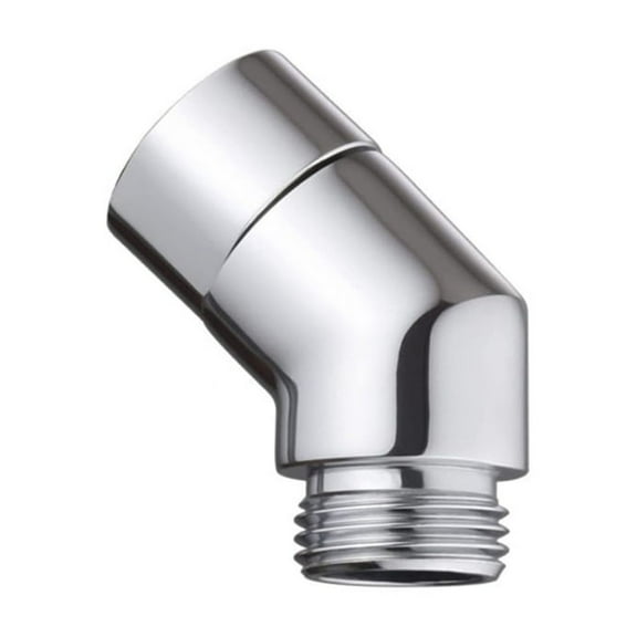 lanema Handheld Shower Swivel Joint 135 Degree Leak Proof Bathroom Shower Head Extension Brass Shower Head Angle Connector