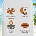 thumbnail image 3 of Malibu Lip Care Balm, Vanilla, Tropical, Strawberry, SPF30, 3 of 6