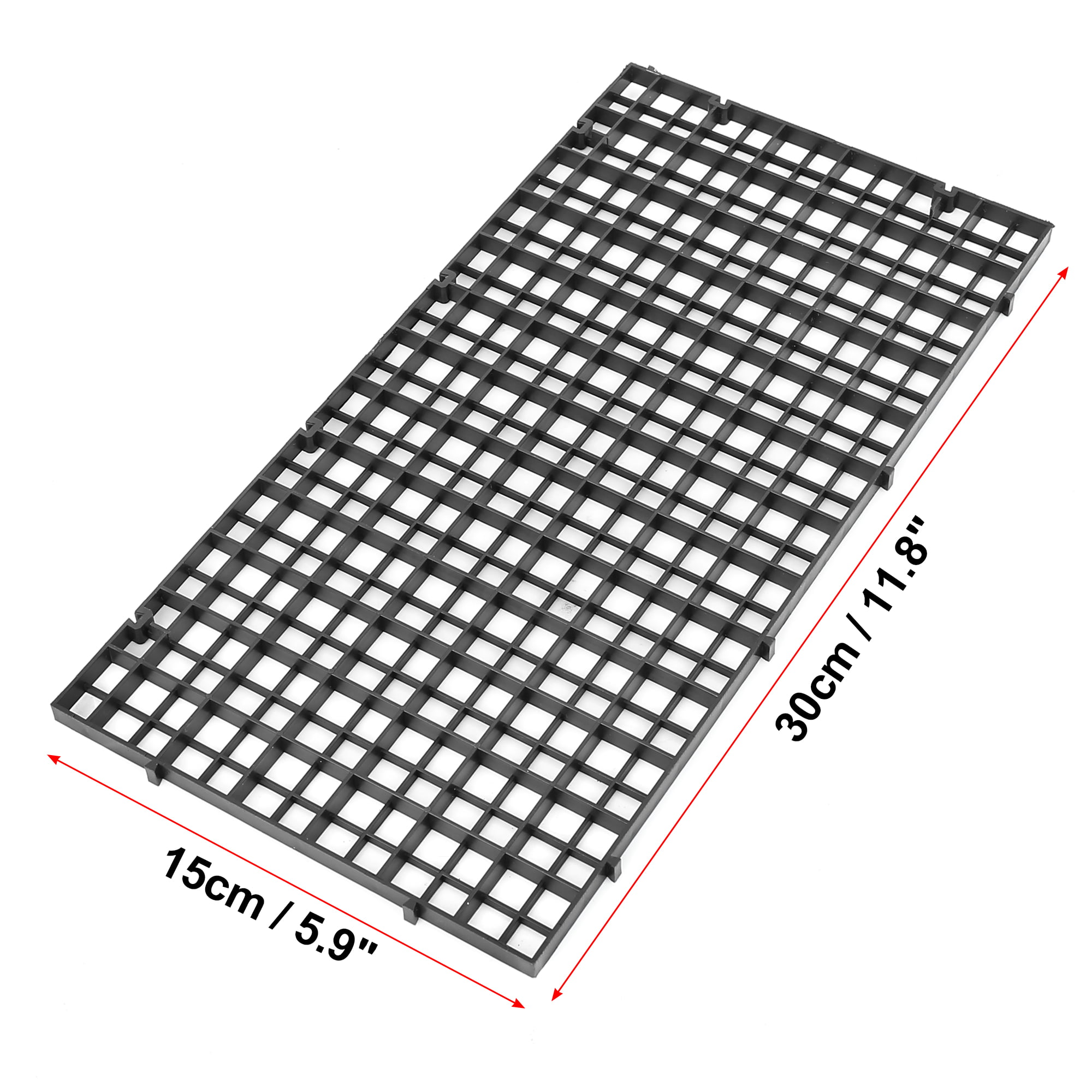 1x 11.6"x5.8" aquarium grid divider freedom assembly isolate filter bottom black 