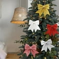 thumbnail image 4 of Adarl 2 Pcs Christmas Bow, Christmas Decoration, Bow Christmas Wreath , Christmas Tree Hanging Decoration, 4 of 7