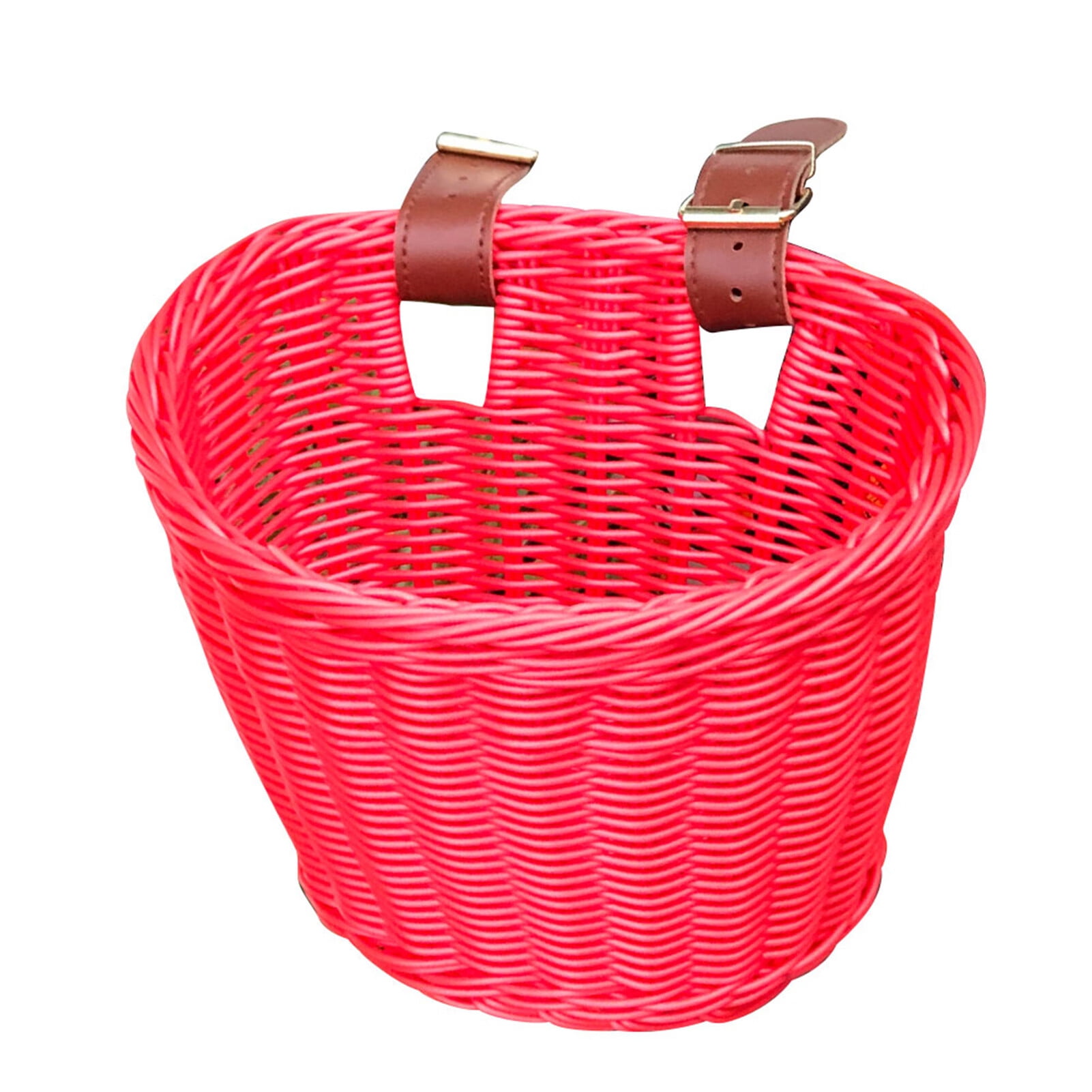 Goxfaca Bike Basket Woven Wicker Bike Basket Front For Cruisers