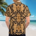 thumbnail image 6 of High Quality Hawaiian Shirts for Men Short Sleeve Aloha Beach Shirt Floral Summer Casual Button Down Shirts Blouses O6HB9T, 6 of 7