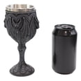 thumbnail image 3 of Fantasy Fire Blood Quartet Winged Dragon Guardians Wine Goblet Chalice Drink Cup, 3 of 5