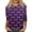 Dark Purple, variant on Womens Mar-di Gras Shirts 3/4 Sleeve Tunic Tops Crew Neck Pullover Mask Print Graphic Tees Holiday Festival Top Loose Fit Tops 2026