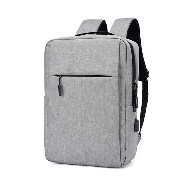 Greeniant Mochilas para portátil de 15,5 pulgadas de almacenamiento de manga de gran capacidad con orificio de carga Bolsas de hombro Ropa Deportiva, Zapatos Gris