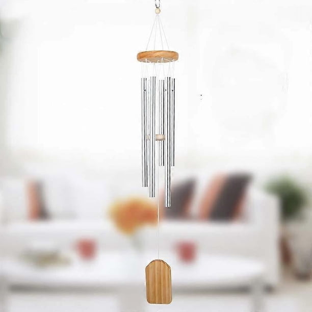 Campanas de viento grandes de 6 tubos Hmwy para capilla, campanas de viento para jardín, colgantes