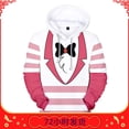 thumbnail image 2 of Hazbin Cosplay Hotel Dust Angel Sudaderas con capucha con estampado 3D Abrigo de mujer Chaqueta para adultos Disfraz de Cosplay Halloween4METRO Deng Xun unisex, 2 of 2