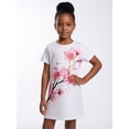 thumbnail image 3 of Kids Everyday Short Sleeve Dress Comfort-Fit Round Neck Sundress for Girls Junior Girls Age 7-13 Pull-On, 3 of 6