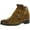 Honey, variant on Miz Mooz Womens Spencer Leather Zip Up Ankle Boots