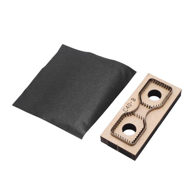 Troquelador de cuero, base de madera duradera de acero rico en carbono, tira de troquel de corte de cuero fácil de usar para álbum de recortes DIY