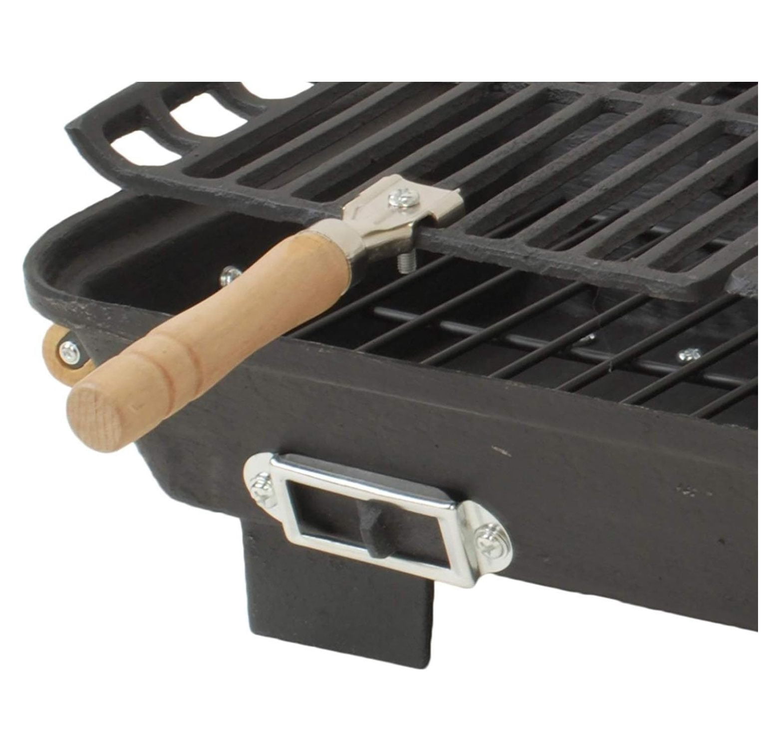 30052AMZ Kay Home Product's Cast Iron Hibachi Charcoal Grill, 10 by 18-Inch (Limited Edition)