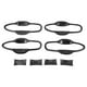 thumbnail image 1 of Protector de copa de manija de puerta de coche Unique Bargains para Toyota Camry 2018-2024, fibra de carbono negra ABS, 8 piezas, 1 of 1