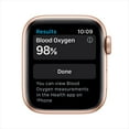 thumbnail image 6 of Apple Watch Series 6 GPS + Cellular, 40mm Gold Aluminum Case with Pink Sand Sport Band - Regular, 6 of 8