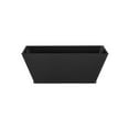 thumbnail image 5 of 10 oz Square Black Plastic Small Modern Bowl - 4 1/4" x 4 1/4" x 1 1/2" - 100 count box, 5 of 11