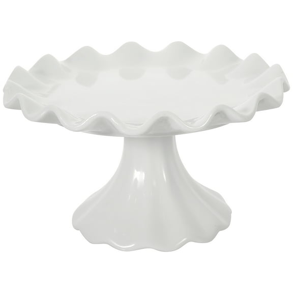 European Ceramic Tableware Tall Cake Tray Counter Tray Candy Dishes White Cake Stand Fruit Plates Fruit Cups Food Tray