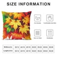 thumbnail image 5 of COMIO Fall Thanksgiving Pillow Covers Pumpkin Maple Leaf Throw Pillow Covers Autumn Stripes Outdoor Pillow Covers Pillowcase for Home Couch Sofa Bed, 5 of 5