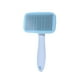 thumbnail image 2 of Cepillo autolimpiante para mascotas y perros y gatos - Cepillo exfoliante para mudar con alfileres de acero inoxidable, azul, rosa o naranja-verde, 2 of 3