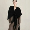 thumbnail image 7 of Women's Shawls Wraps Triangle Sweater Scarf Fashion Warm Wool Blend Pashmina Cape, 7 of 7