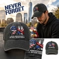 thumbnail image 7 of 9/11 Patriot Day Memorial Dad Hat We Will Never Forget 9 11 Trucker Hat Patriot Day Hat Memorial Honor Heroes Casual Hat for Daily Wear, 7 of 7