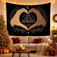 thumbnail image 3 of Locked in Love Heart Padlock Tapestry Wall Hanging, 3 of 7