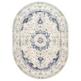 thumbnail image 2 of nuLOOM Paisley Verona Vintage Persian Area Rug, 6' 7" x 9' Oval, Blue, 2 of 4